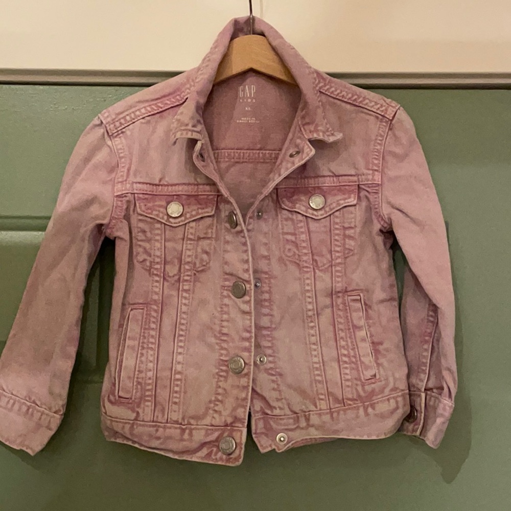 Gap girls denim jacket XS